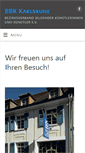 Mobile Screenshot of bbk-karlsruhe.de